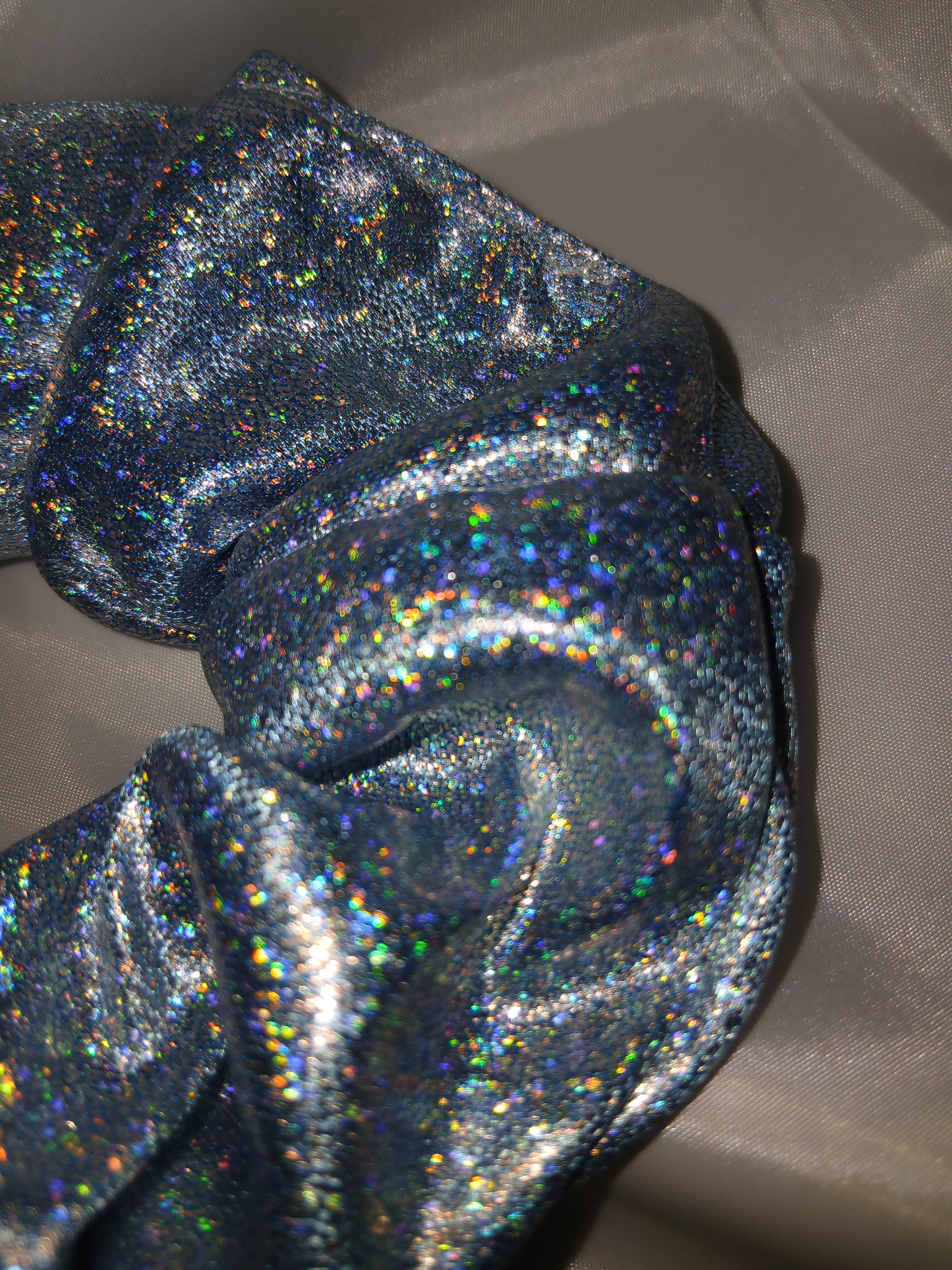 Blue glitter Scrunchie