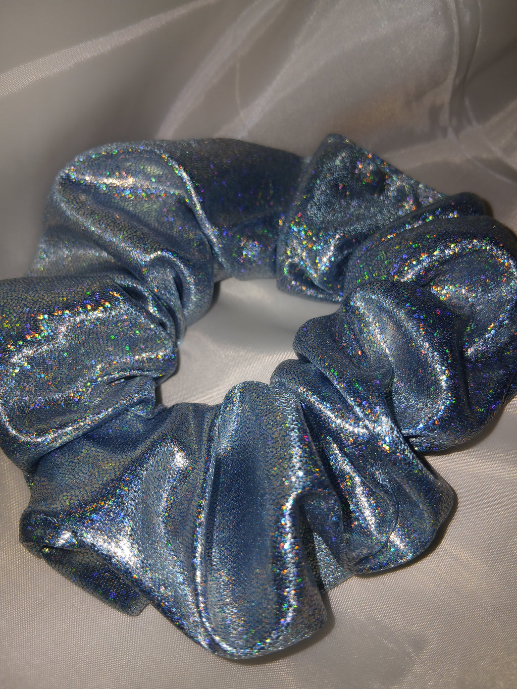 Blue glitter Scrunchie